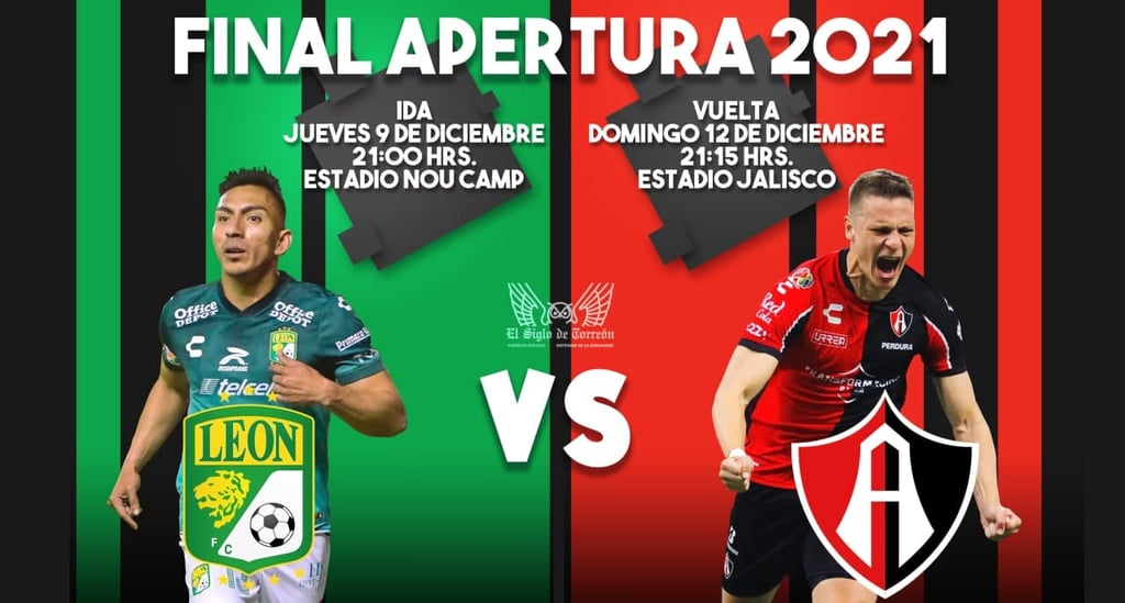 Definen horarios para la Gran Final Apertura 2021 entre Atlas y León