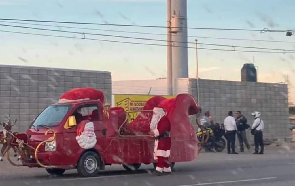 'Ni Santa Claus se salva de los elementos de tránsito de la Comarca'