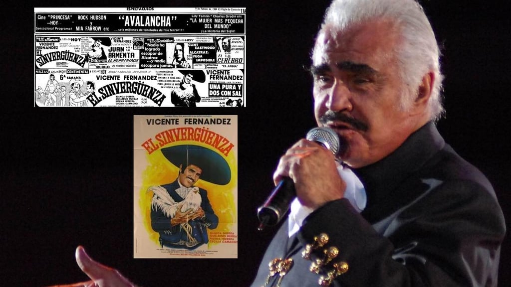 Cinta El sinvergüenza, de Vicente Fernández, de las más vistas La Laguna