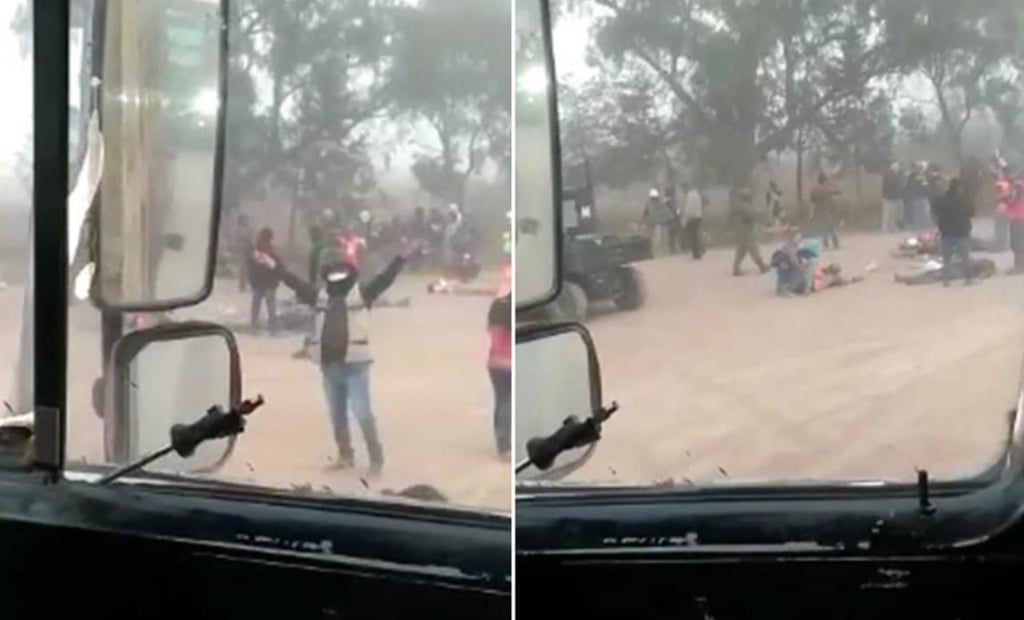 VIDEO: Accidente en obras del aeropuerto Felipe Ángeles deja varios trabajadores heridos