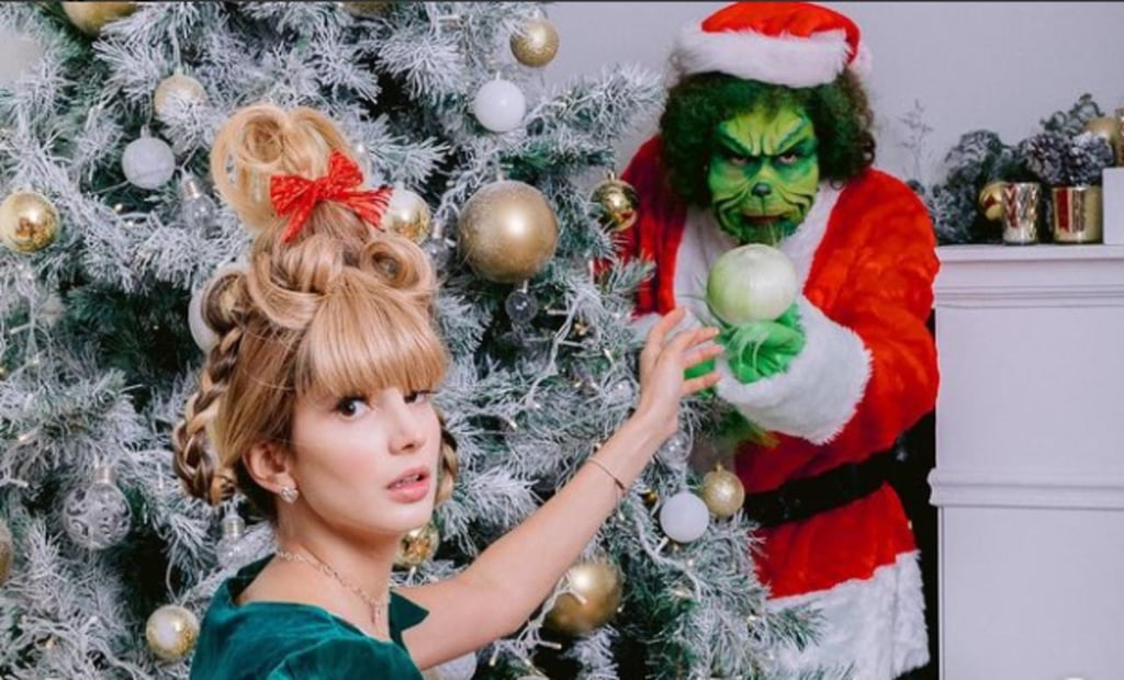 Luisito Comunica y su novia Ari Tenorio recrean a El Grinch y Cindy Lou