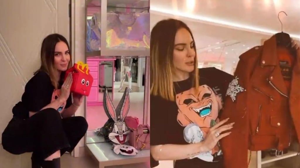 Belinda exhibe sus colecciones y piezas favoritas de su armario