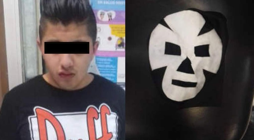 Sucesos Detienen a sujeto que asaltaba con máscara de 'Espanto'