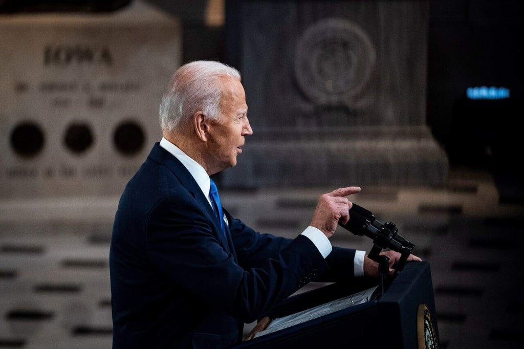 Joe Biden se refiere a Donald Trump en su discurso como 'un expresidente derrotado'