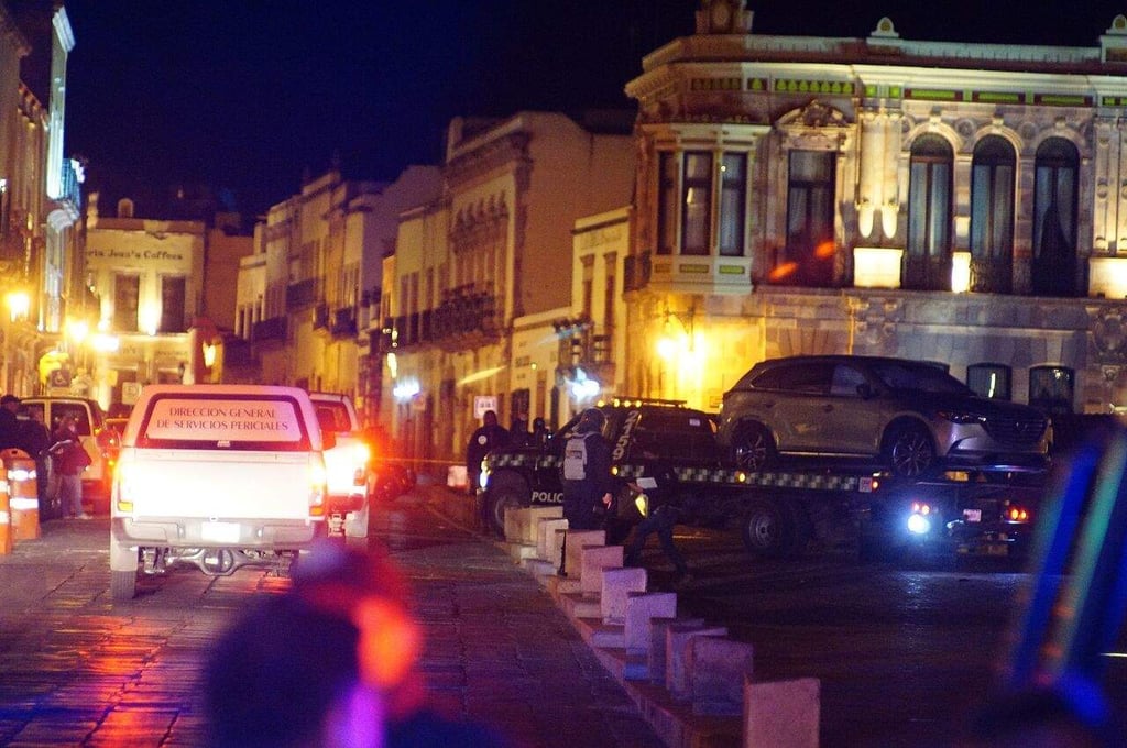 Detienen a presuntos responsables de dejar cuerpos frente a Palacio de Gobierno en Zacatecas