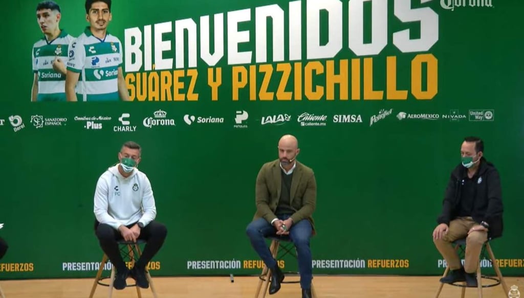 Santos presenta oficialmente a sus fichajes del CL22: Leonardo Suárez y Franco Pizzichillo