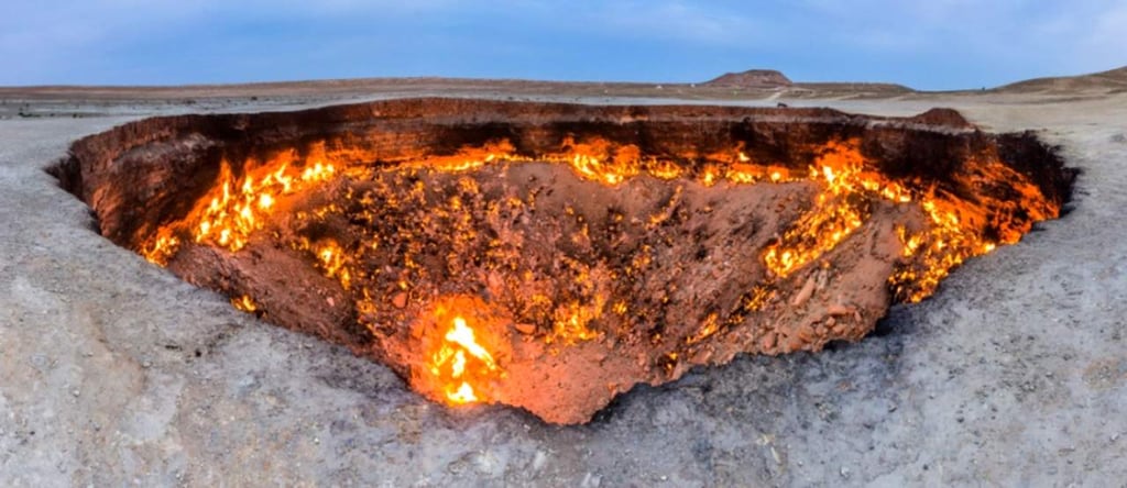 Turkmenistán está decidido a cerrar el cráter conocido como la 'Puerta del Infierno'