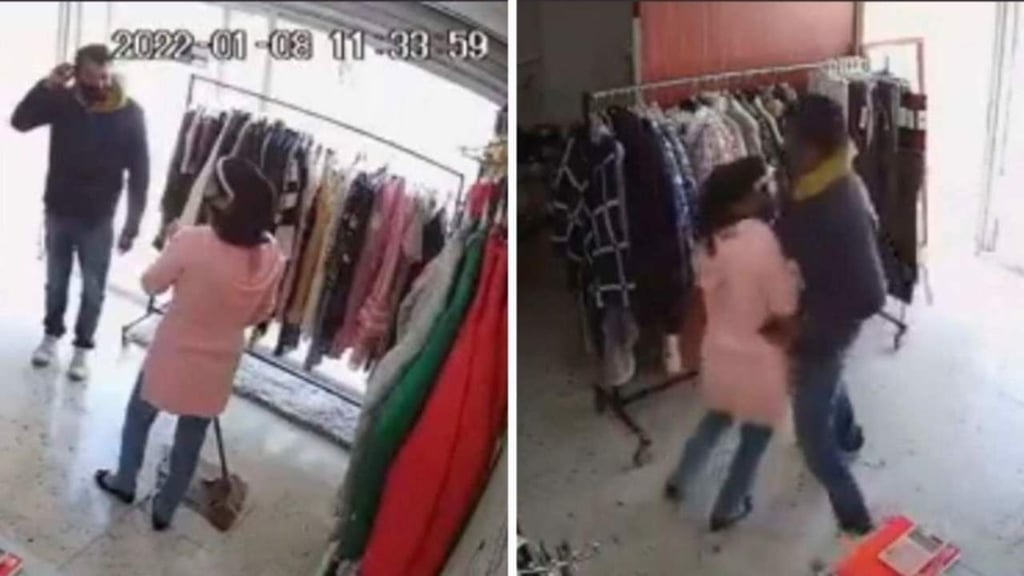 VIDEO: Ladrón impacta contra puerta de cristal al huir de negocio en Toluca