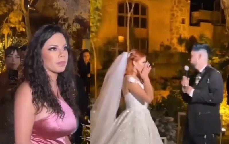Lizbeth Rodríguez interrumpe boda de famoso 'youtuber' y la sacan de la fiesta