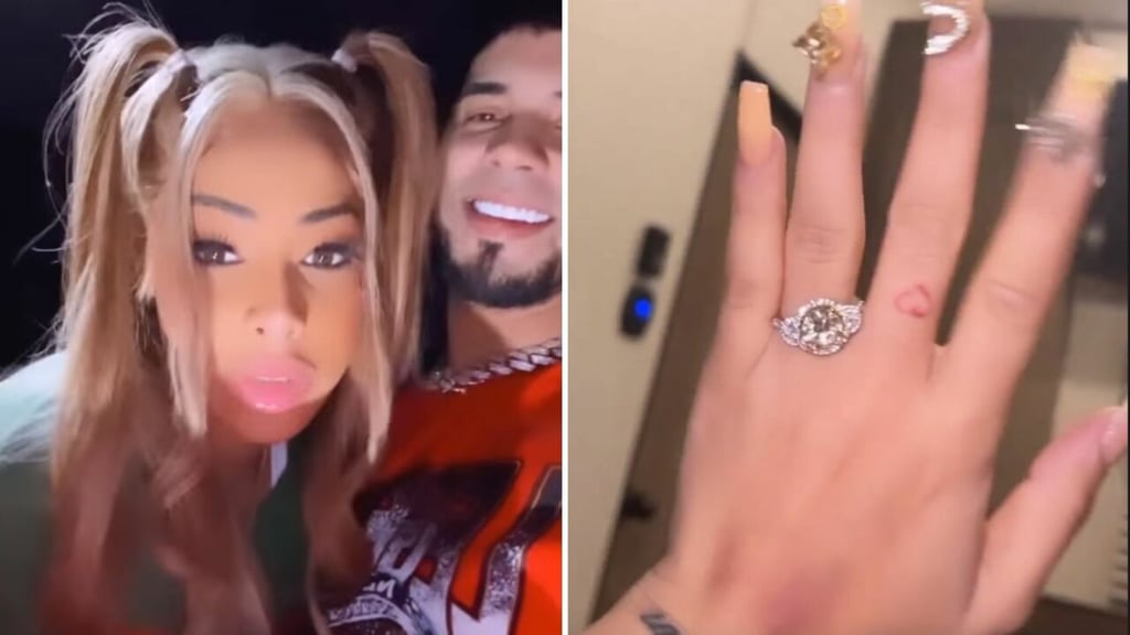 El cantante Anuel AA se compromete con Yailin