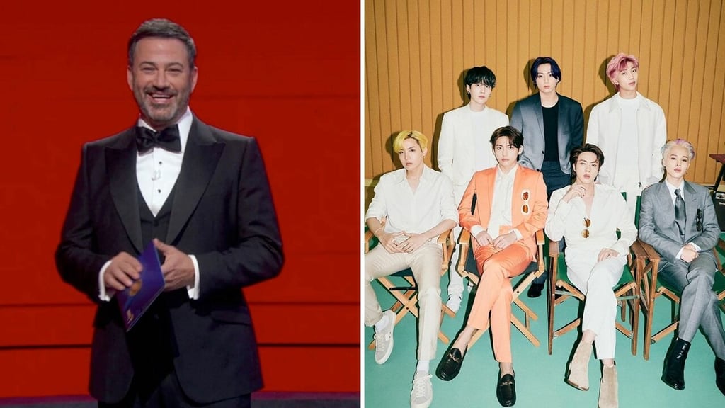 Jimmy Kimmel es acusado de racismo por comentario sobre BTS