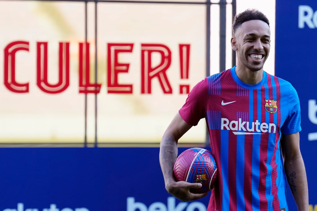 Aubameyang: Espero jugar muchos años en el Barza