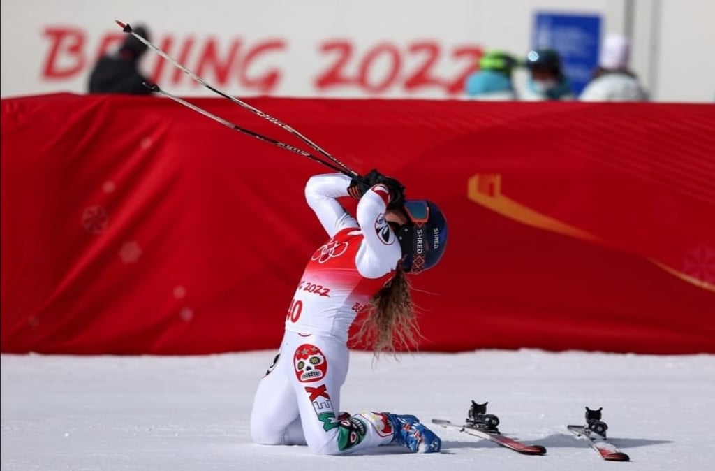 Esquiadora mexicana Sarah Schleper completa seis Juegos Olímpicos de Invierno en Beijing 2022