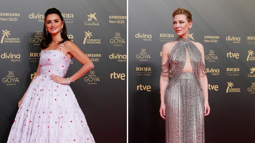 Cate Blanchett y Penélope Cruz llevan su elegancia a los Premios Goya 2022