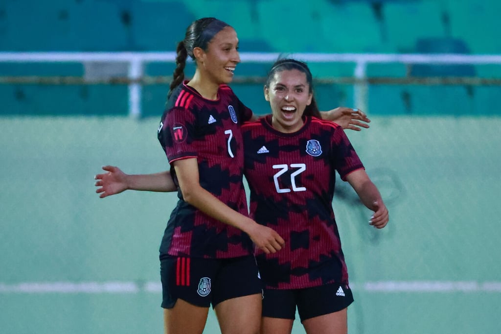 Selección Mexicana Femenil aplasta a Antigua y Barbuda; son líderes de grupo