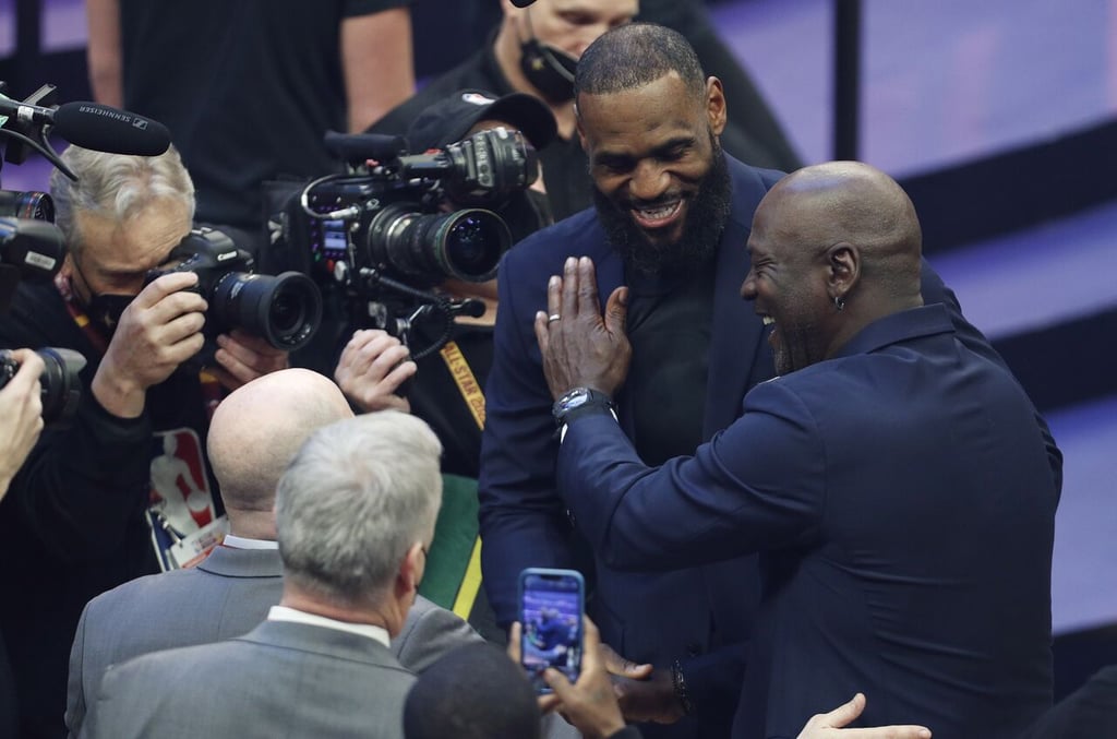 Siempre quise ser como él: LeBron James en su reencuentro con Michael Jordan