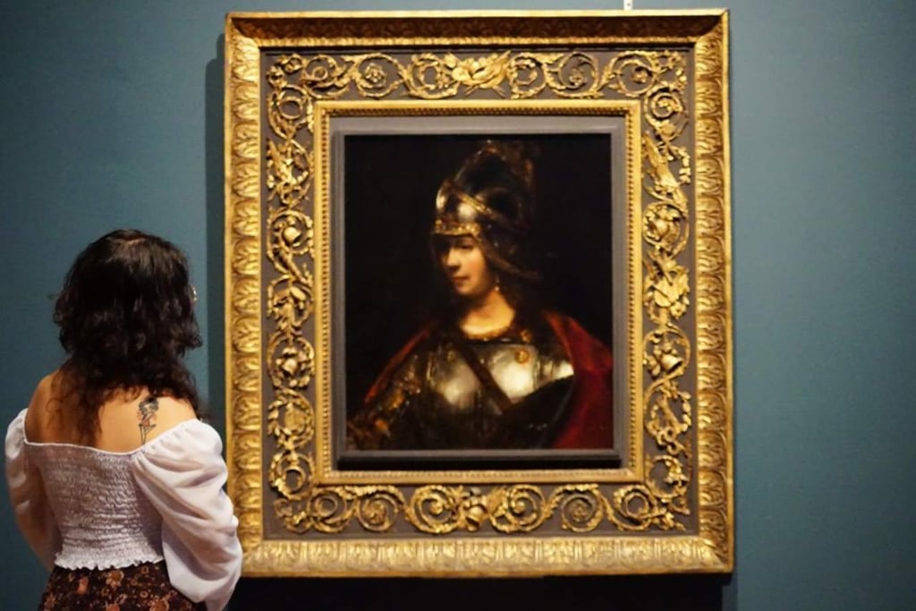 Llega al Museo Nacional de Arte óleo ‘Palas Atenea’