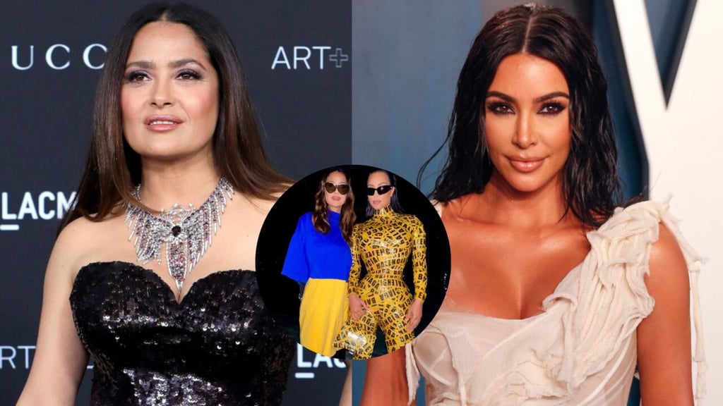 Kim Kardashian y Salma Hayek unidas por la paz en Ucrania