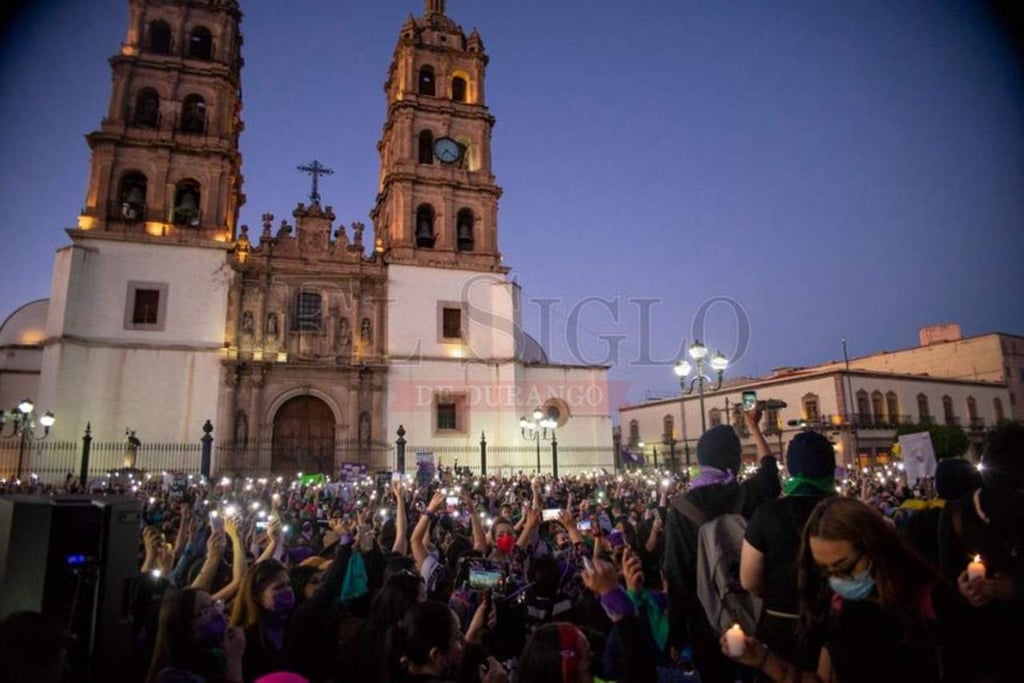 Mujeres Exigieron Justicia También Con Pintas En Centro De Durango