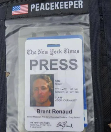 Fuerzas rusas matan al periodista Brent Renaud, excolaborador del New York Times