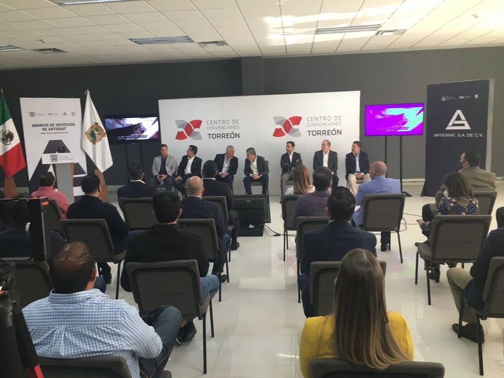 Anuncian inversión de Artigraf en Torreón