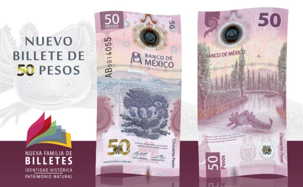 Premian al billete del ‘Ajolotito’ como el mejor del mundo