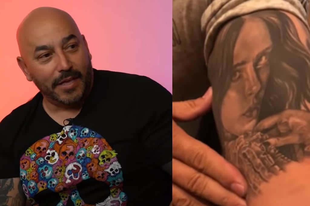 'Él solito lo rayó'; Lupillo Rivera revela que su hijo decidió cómo borrar su tatuaje de Belinda