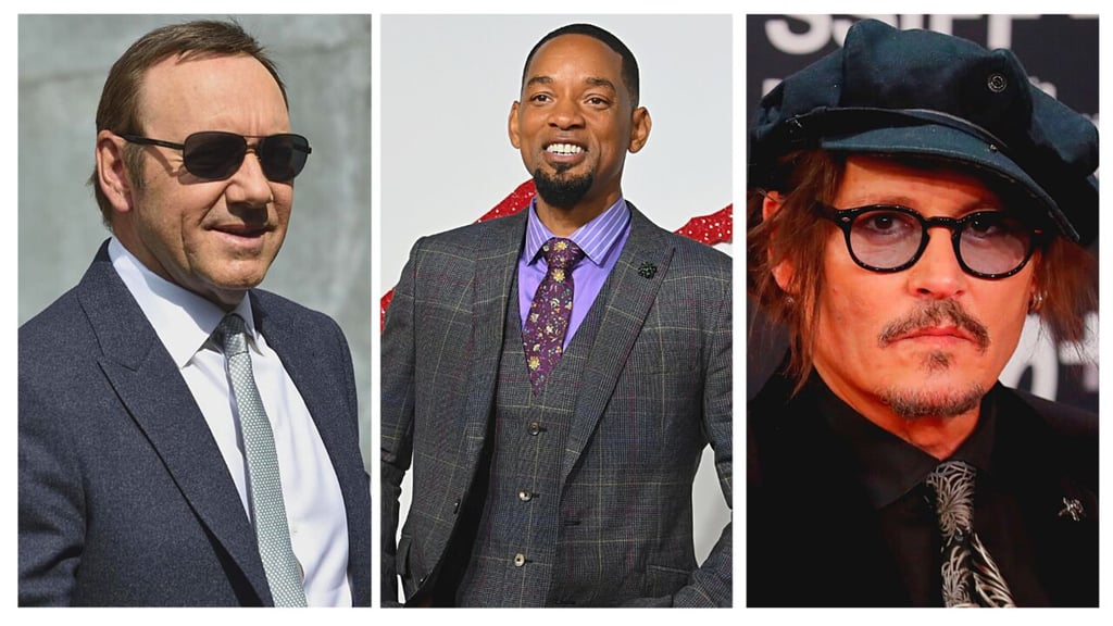 El 'declive' de las carreras de Johnny Depp, Kevin Spacey y Will Smith