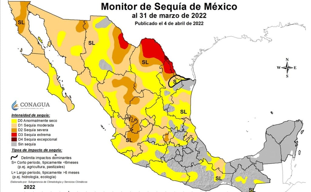 Hay 4 municipios más con sequía severa en Durango