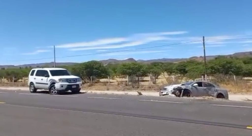 Accidente en la carretera Durango-Parral deja daños materiales