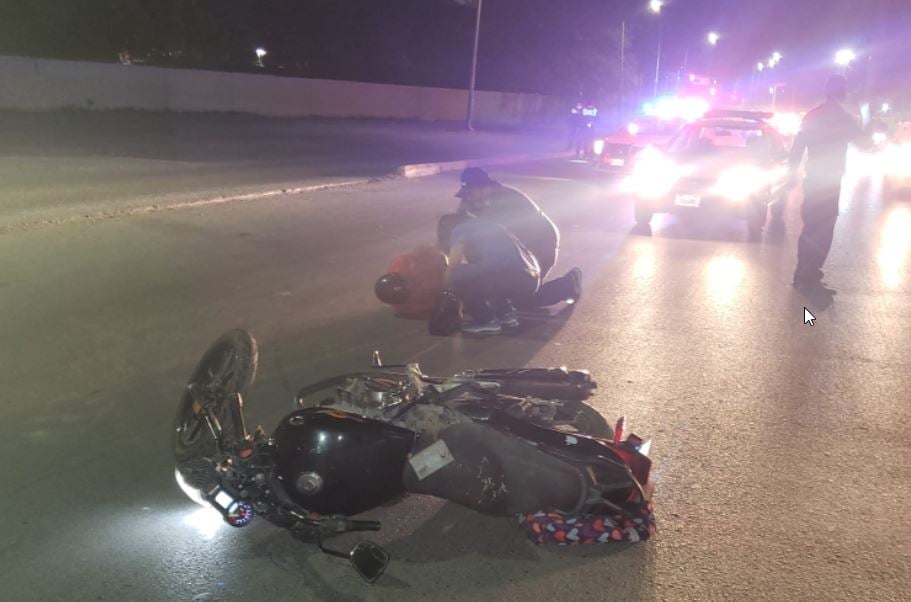 Motociclista en estado de ebriedad sufre accidente en Gómez Palacio
