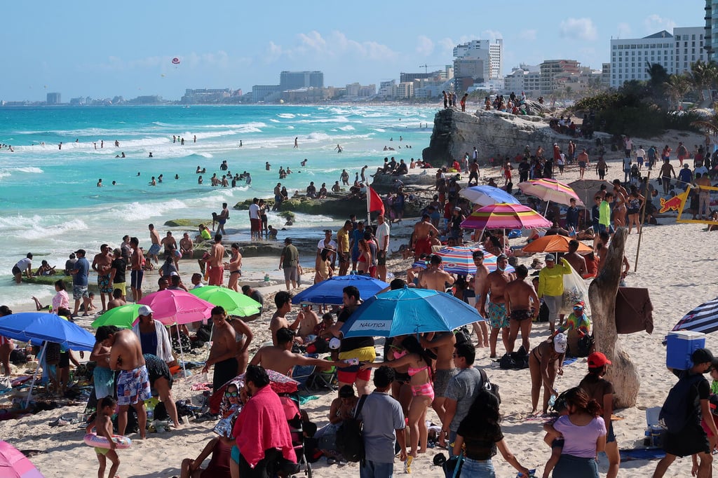 México registra la visita de 7.2 millones de turistas en el primer trimestre de 2022