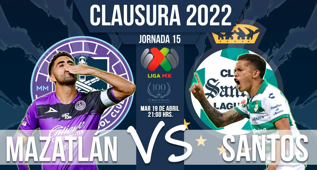 Mazatlán vs Santos Laguna, partido de la jornada 15 de la Liga MX