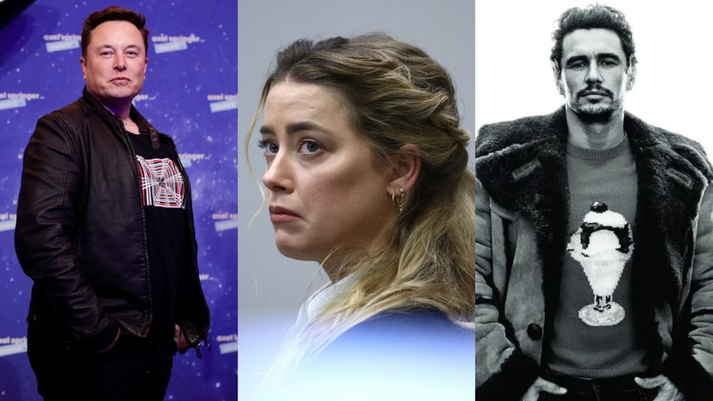 Lo que sabemos de la 'infidelidad' de Amber Heard a Depp con Elon Musk y James Franco