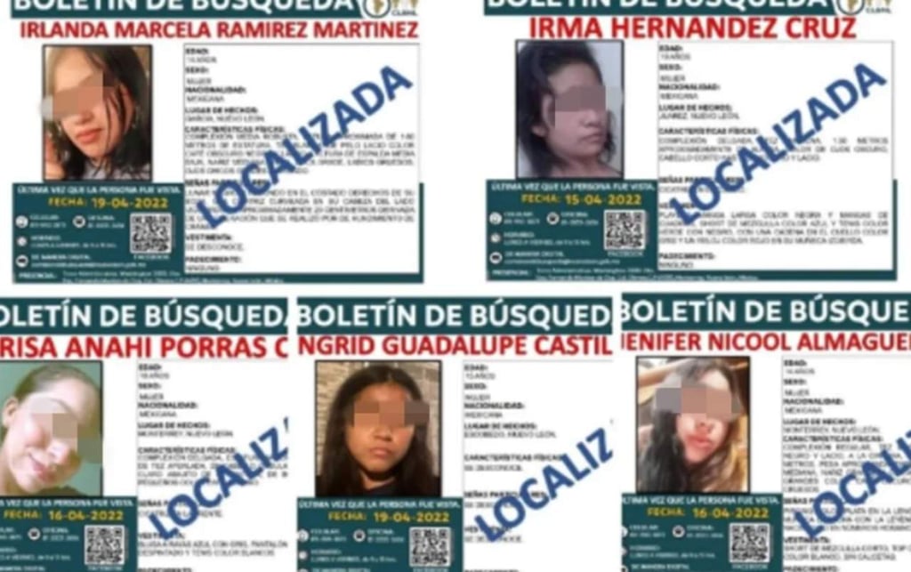 Durante búsqueda de Debanhi hallaron 5 mujeres sin vida en NL; cuatro eran menores
