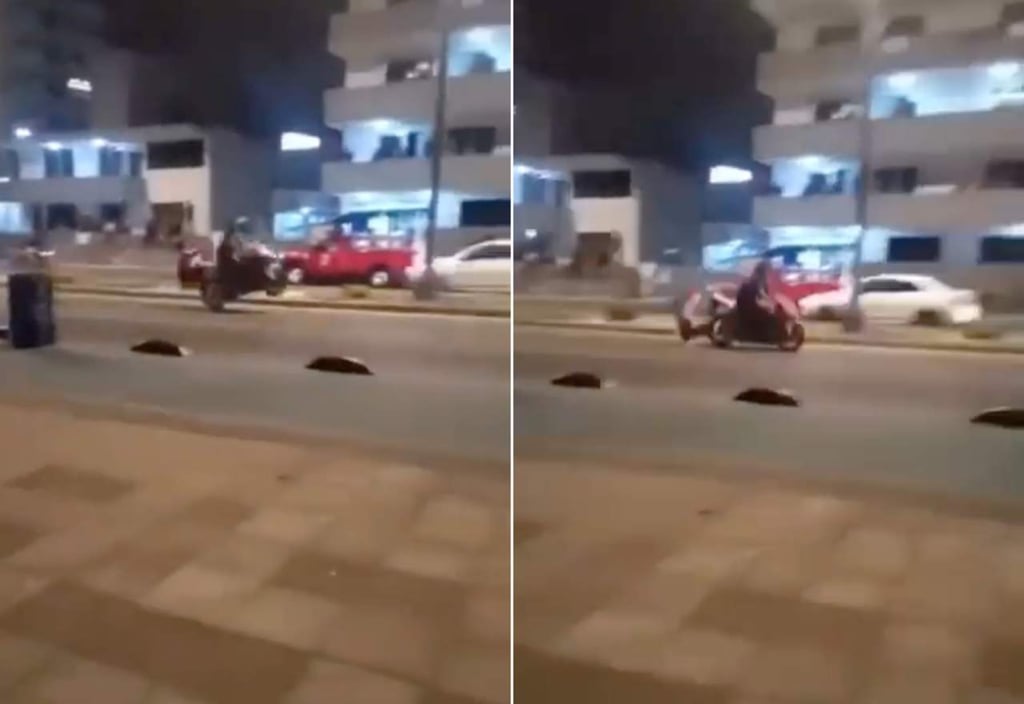 Mujer muere al caer de motocicleta que hacía ‘caballito’ en Mazatlán