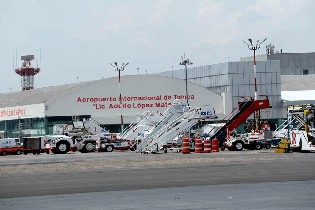 Aeropuerto Internacional de Toluca opera sin vuelos comerciales