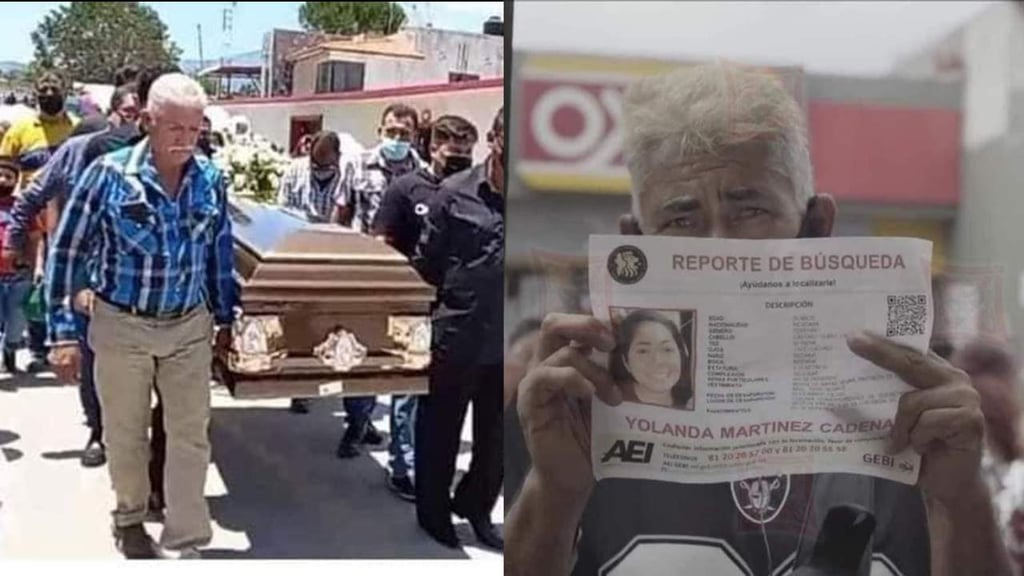 Hombre que busca a su hija desaparecida en Nuevo León se unió a cargar el ataúd de Debanhi