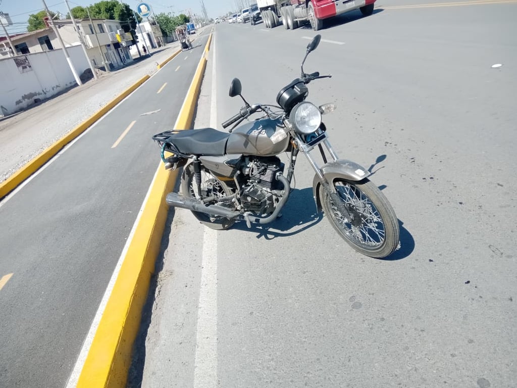 Motociclista termina en el hospital tras accidente en Gómez Palacio