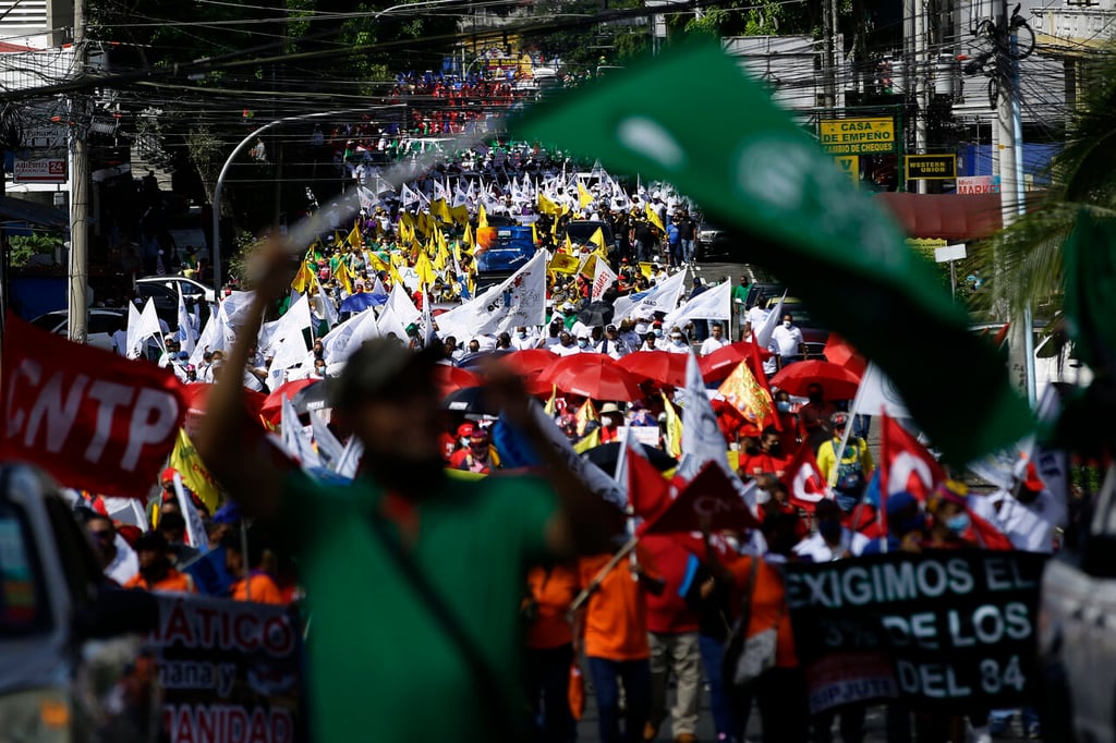 Panameños exigen trabajo digno y mejores salarios este primero de mayo