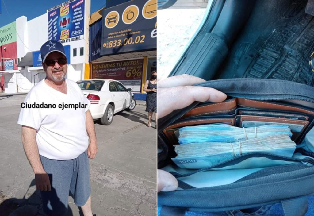 Duranguense regresa mochila con 100 mil pesos dentro