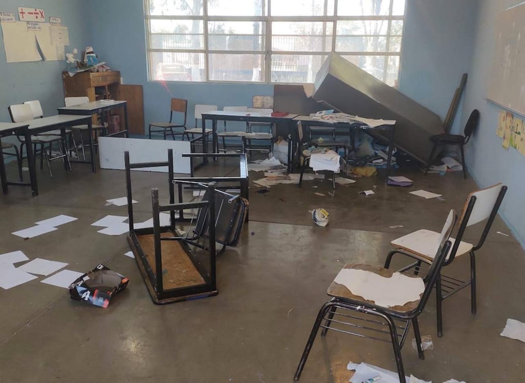 Vandalizan escuela primaria en la colonia Emiliano Zapata