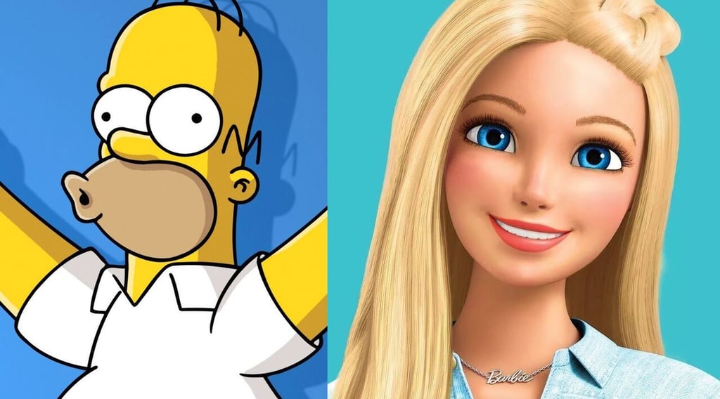 ¿Quién ha tenido más empleos Homero Simpson o Barbie?