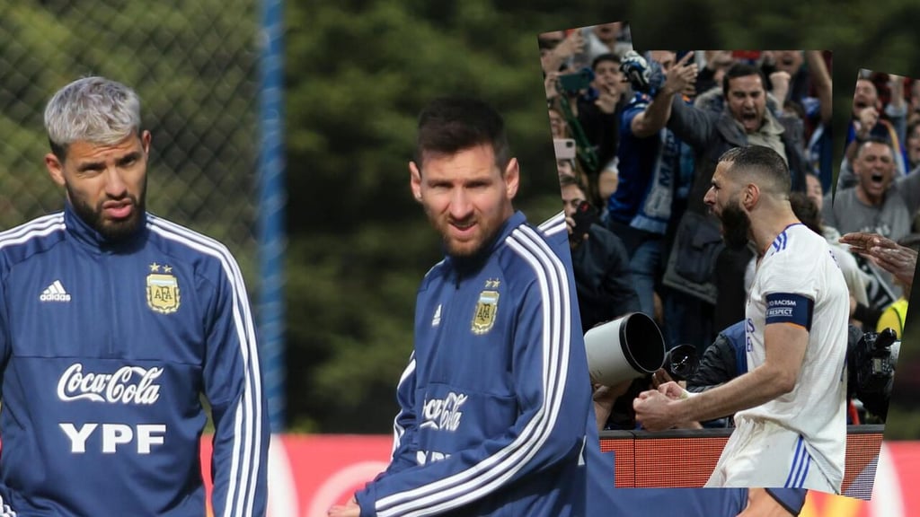 VIDEO: 'Kun' Agüero comparte la reacción de Messi tras el gol de Benzema