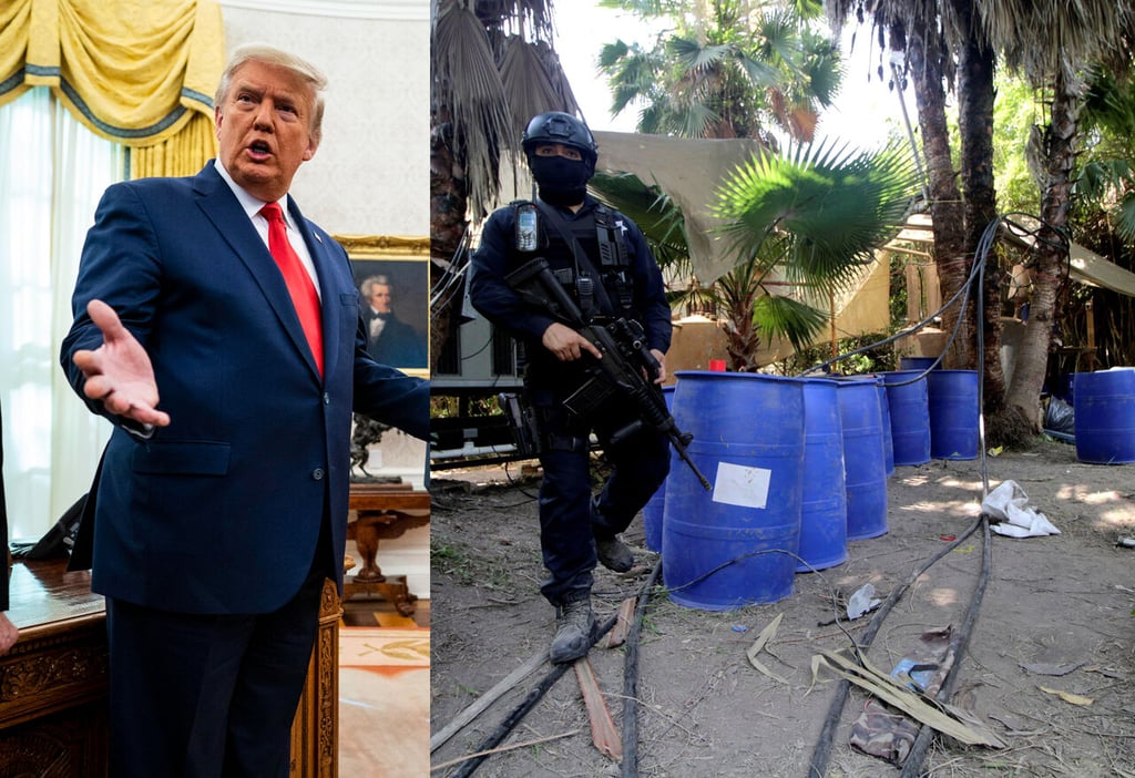 Donald Trump consideró lazar misiles contra laboratorios de droga en México, según exsecretario de Defensa