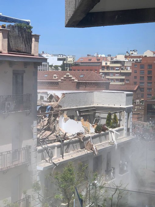 Explosión en Centro de Madrid deja 18 heridos y dos desaparecidos