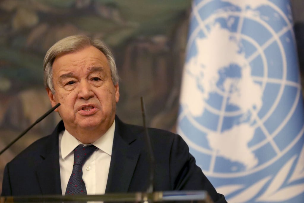 Guterres pide a Ucrania y Rusia que agilicen negociaciones para encontrar paz