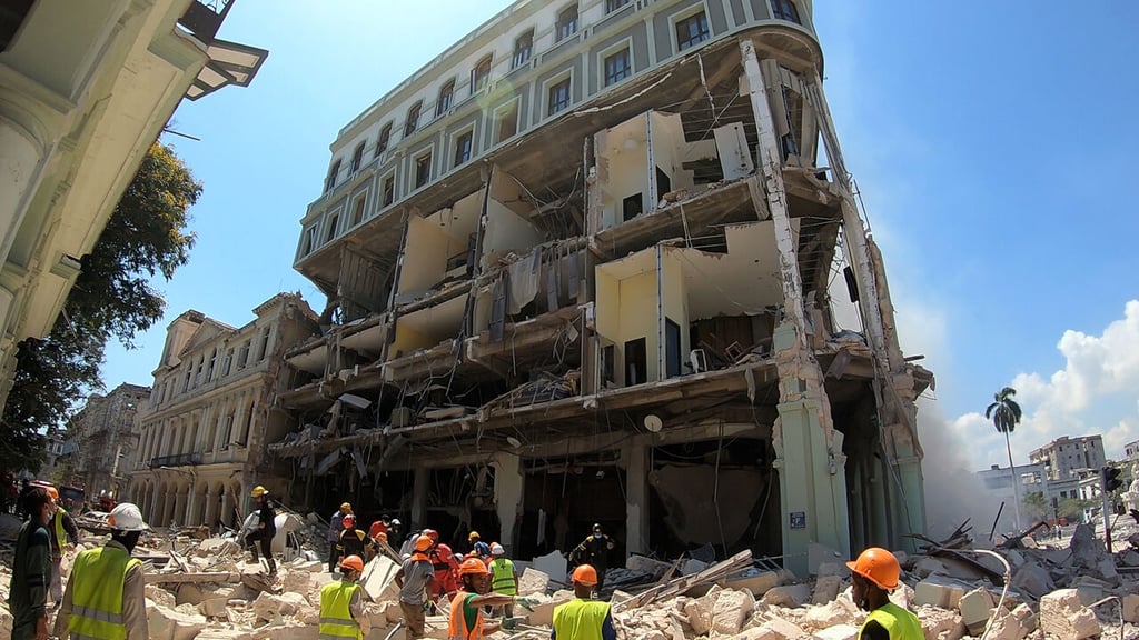 Asciende a 35 la cifra de muertos por explosión de Hotel Saratoga en La Habana