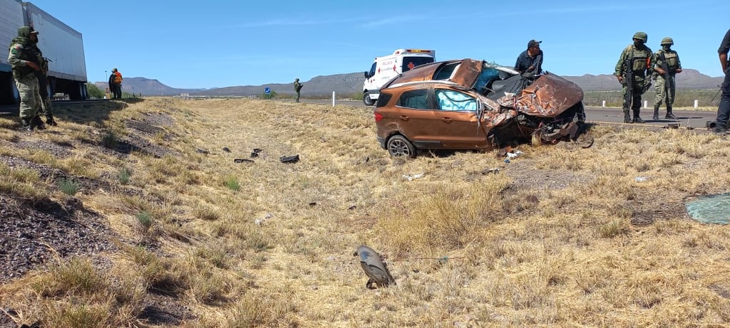 Muere hombre tras volcadura sobre la autopista Durango-Gómez Palacio