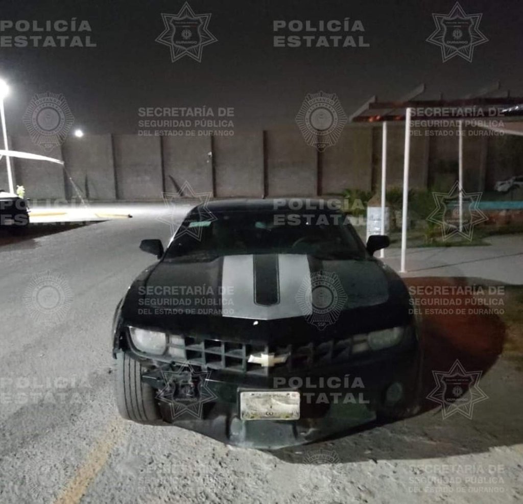 Se paseaba en un Camaro pero con placas robadas; fue detenido en Gómez Palacio
